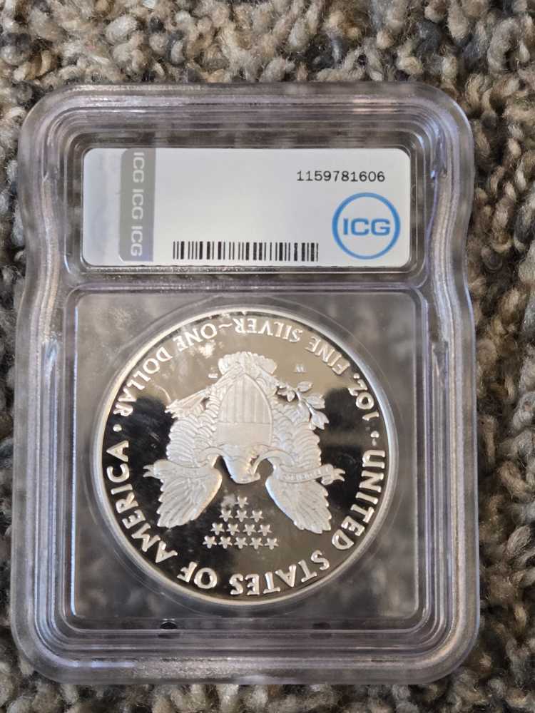2020 Silver Eagle  coin collectible - Main Image 2