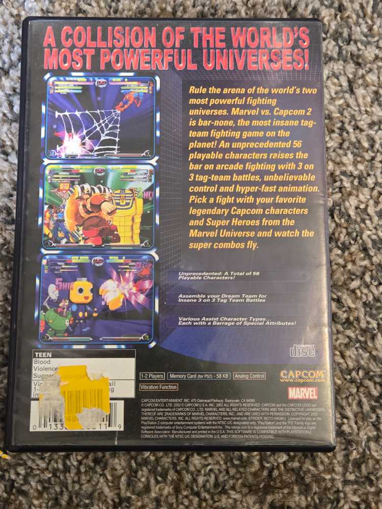 Ps2 Marvel Vs Capcom  coin collectible - Main Image 2