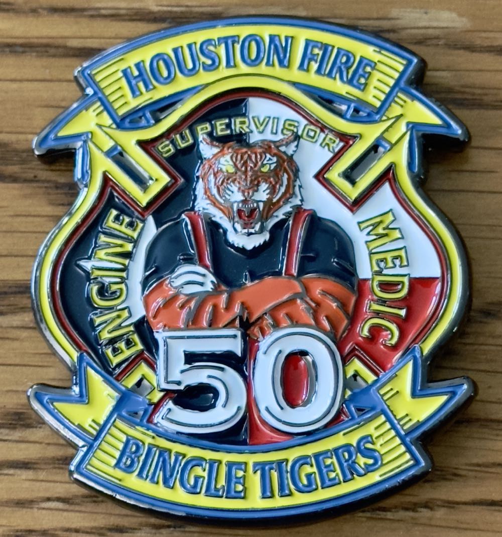 Houston E50/M50 “Bingle Tigers”  coin collectible - Main Image 2