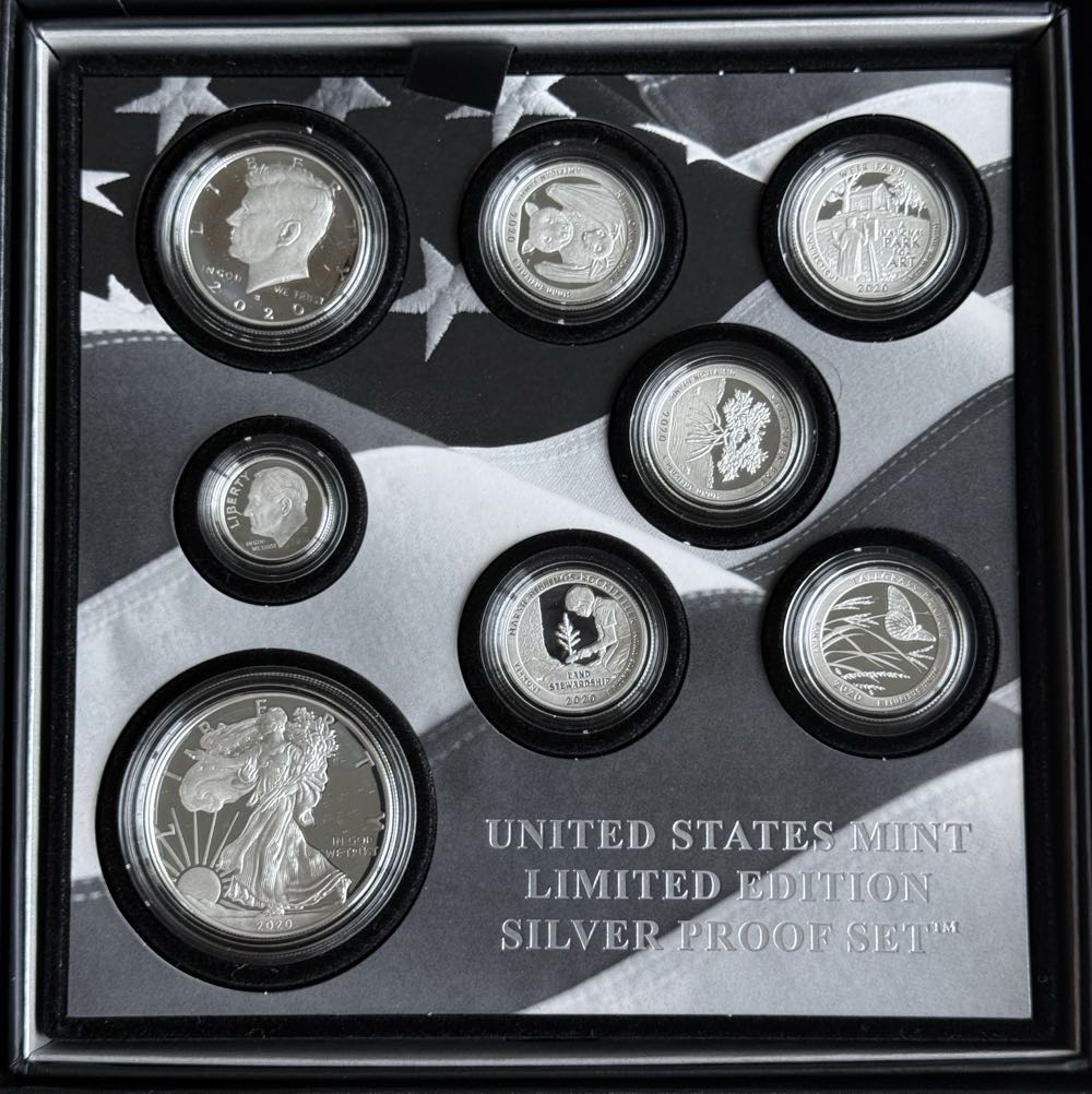 Silver Eagle Limited Edition 2020 United States Mint  Silver Proof Set  coin collectible - Main Image 3
