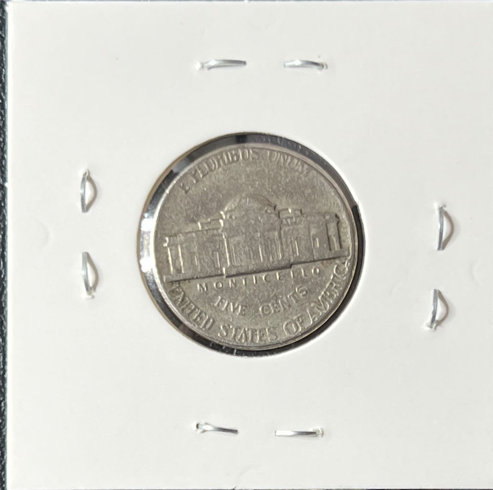 1971 Jefferson Nickel  coin collectible - Main Image 2