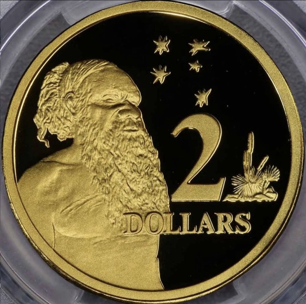 2010 $2 Elder GOLD PROOF - PR70DCAM  coin collectible - Main Image 2