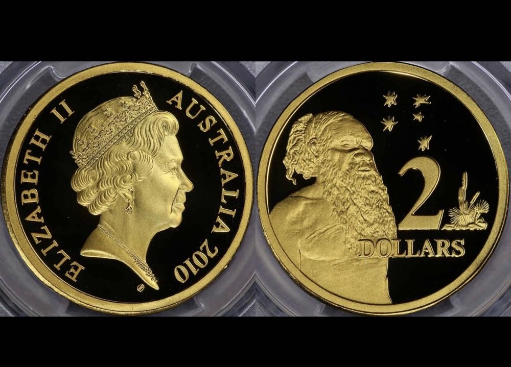 2010 $2 Elder GOLD PROOF - PR70DCAM  coin collectible - Main Image 3