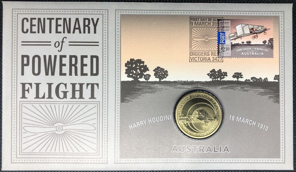 $1 2010P | Powered Flight  coin collectible - Main Image 3