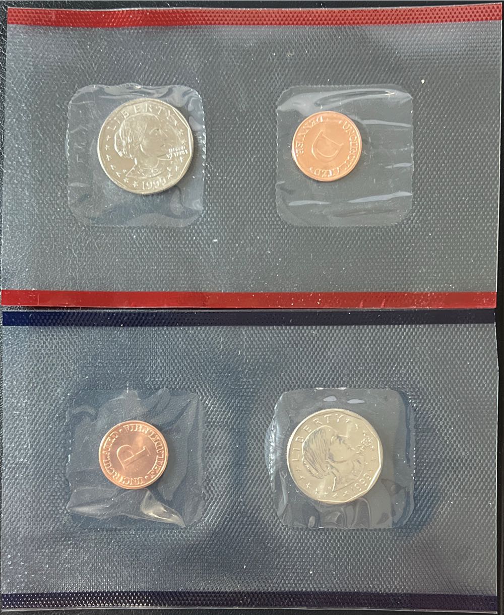 1999 Susan B Anthony (dollars) coin set  coin collectible - Main Image 2