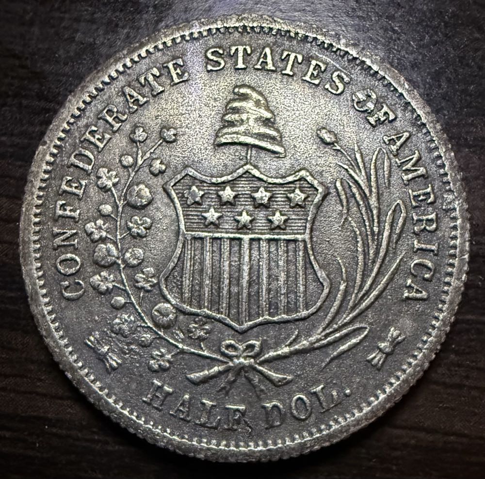 1861 CSA Half Dollar (1962 Bashlow Restrike Token)  coin collectible - Main Image 1