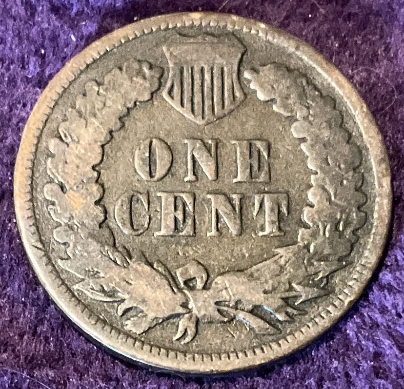 Penny 1891 Indian Head  coin collectible - Main Image 2
