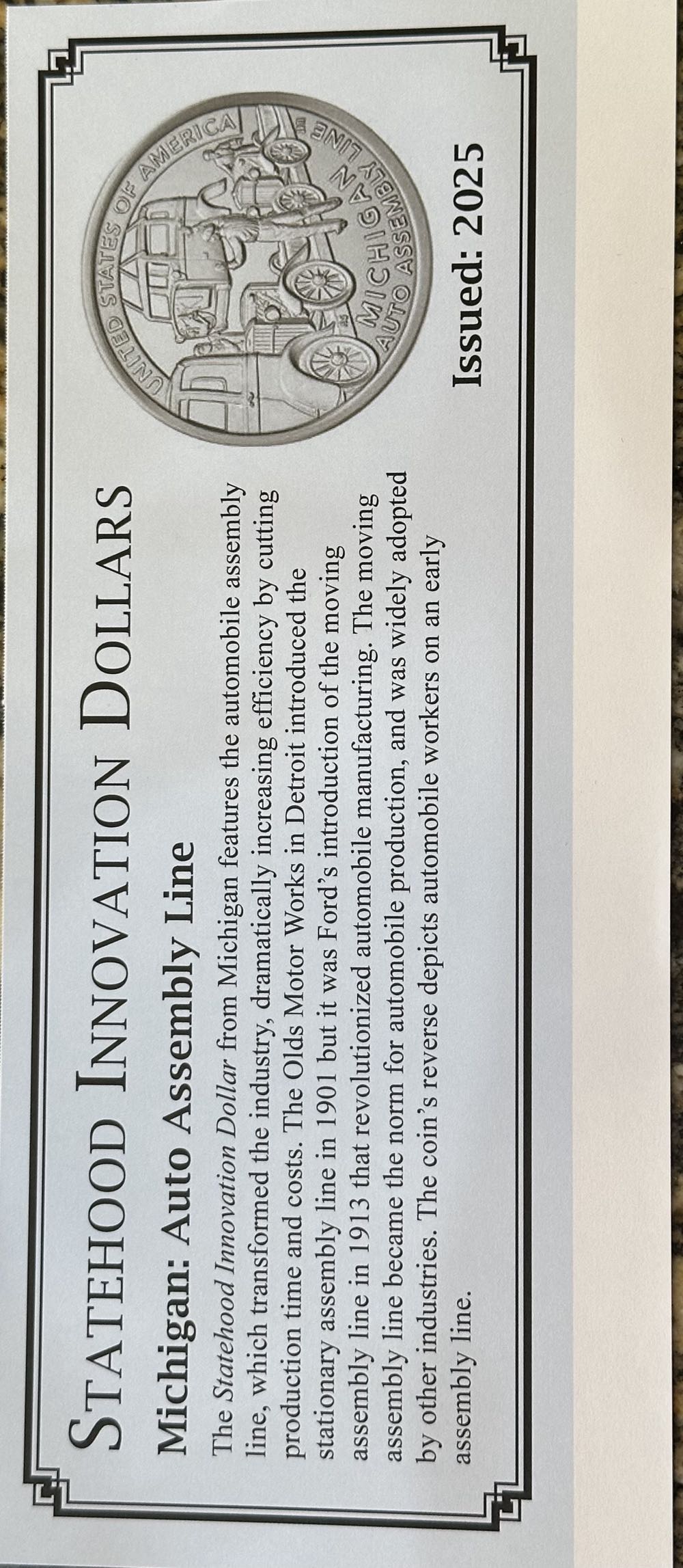 Dollar U.S. Innovation  coin collectible - Main Image 4