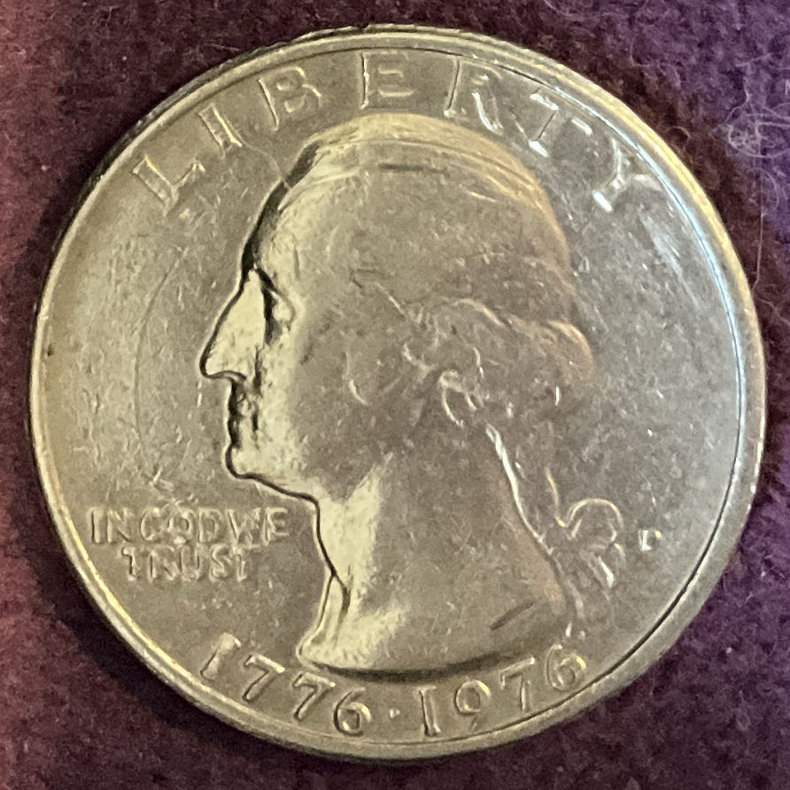 Quarter Washington 1976 D 1  coin collectible - Main Image 3