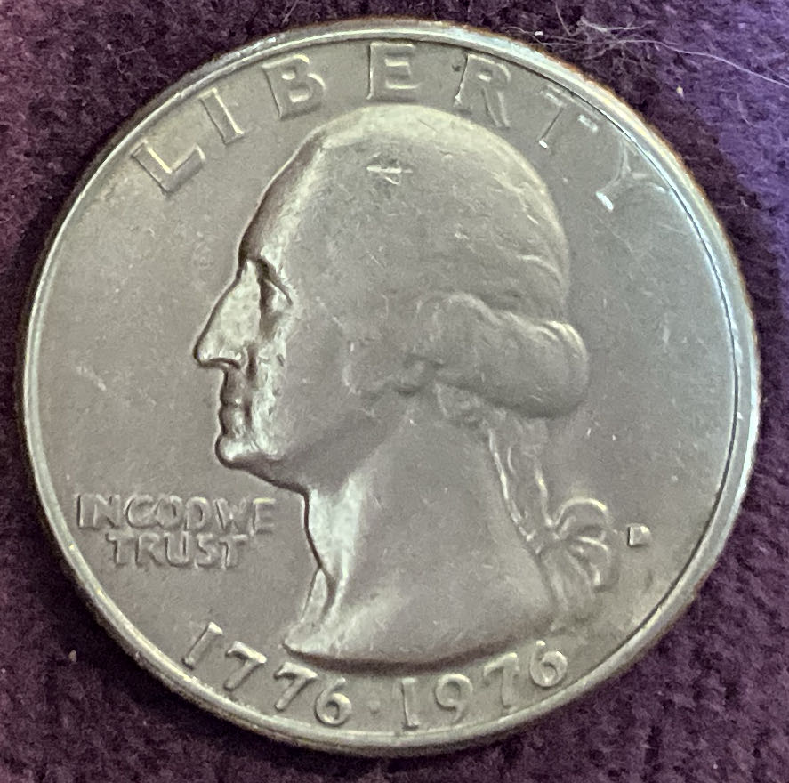 Quarter Washington 1976 D 3  coin collectible - Main Image 3