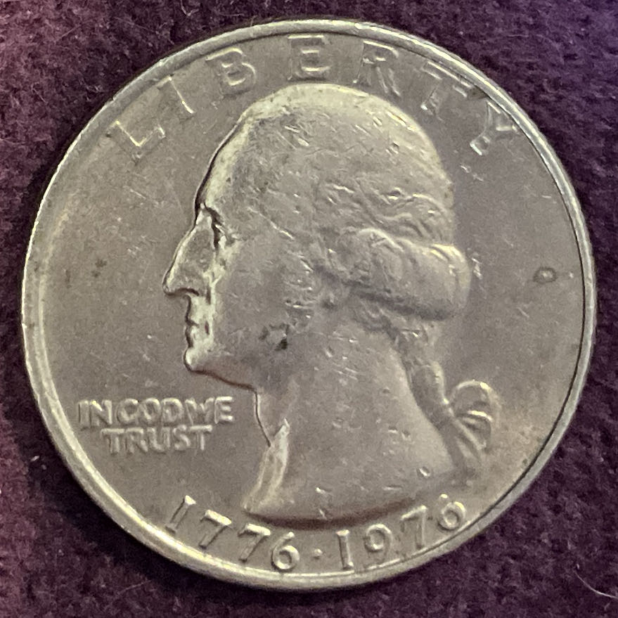 Quarter Washington 1976 2  coin collectible - Main Image 3