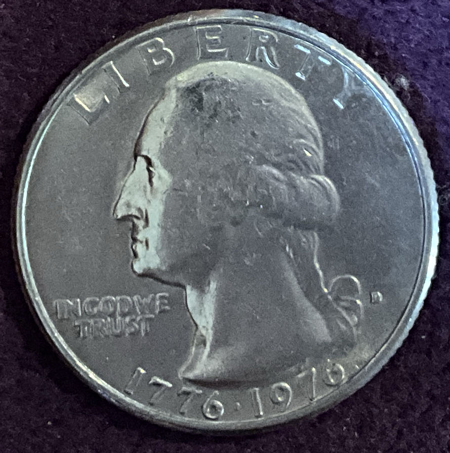 Quarter Washington 1976 D 7  coin collectible - Main Image 3