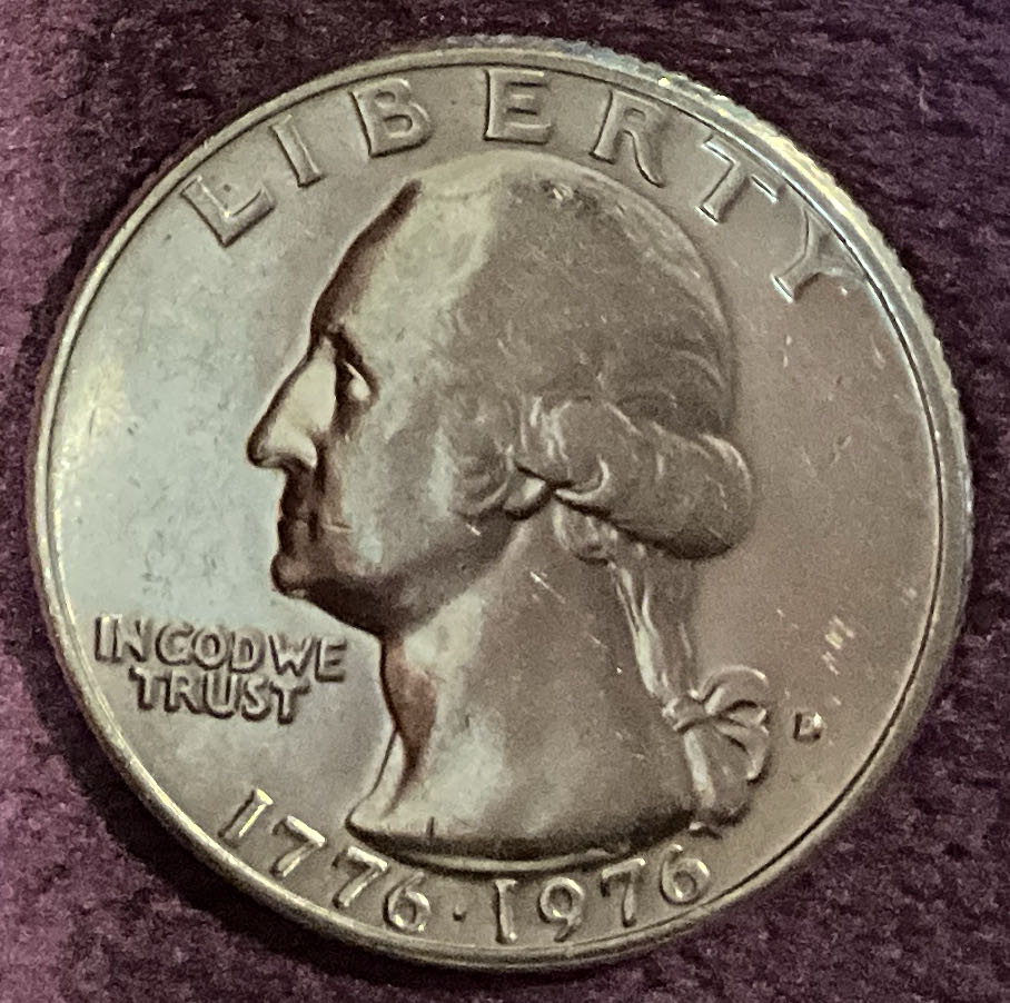 Quarter Washington 1976 D 8  coin collectible - Main Image 3