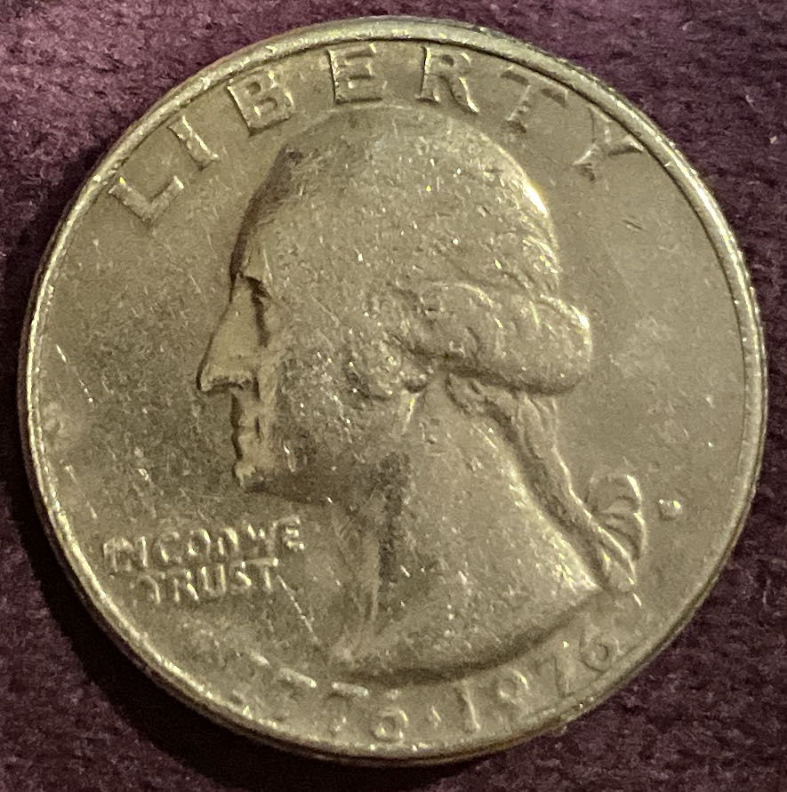 Quarter Washington 1976 D 9  coin collectible - Main Image 3