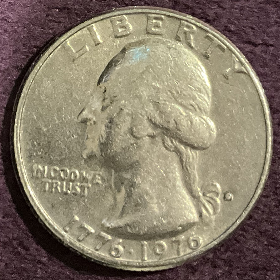 Quarter Washington 1976 D 12  coin collectible - Main Image 3
