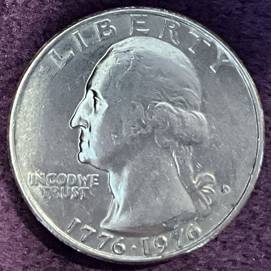 Quarter Washington 1976 D 18  coin collectible - Main Image 3