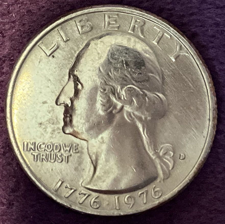 Quarter Washington 1976 D 19  coin collectible - Main Image 3