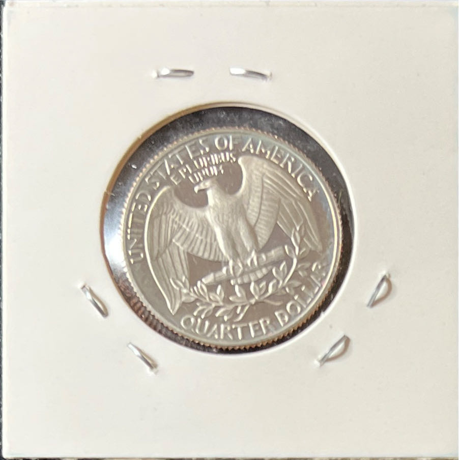 1982 S Washington Quarter  coin collectible - Main Image 2