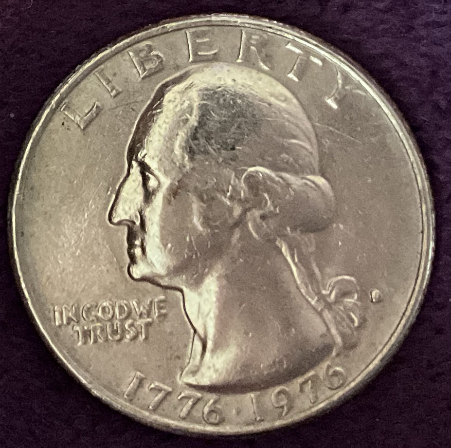 Quarter Washington 1976 D 20  coin collectible - Main Image 3