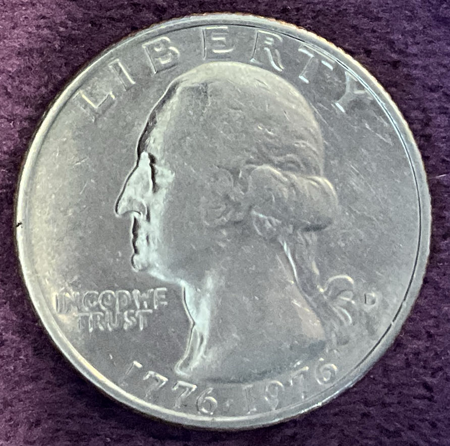 Quarter Washington 1976 D 22  coin collectible - Main Image 3