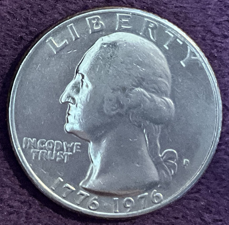 Quarter Washington 1976 D 24  coin collectible - Main Image 3