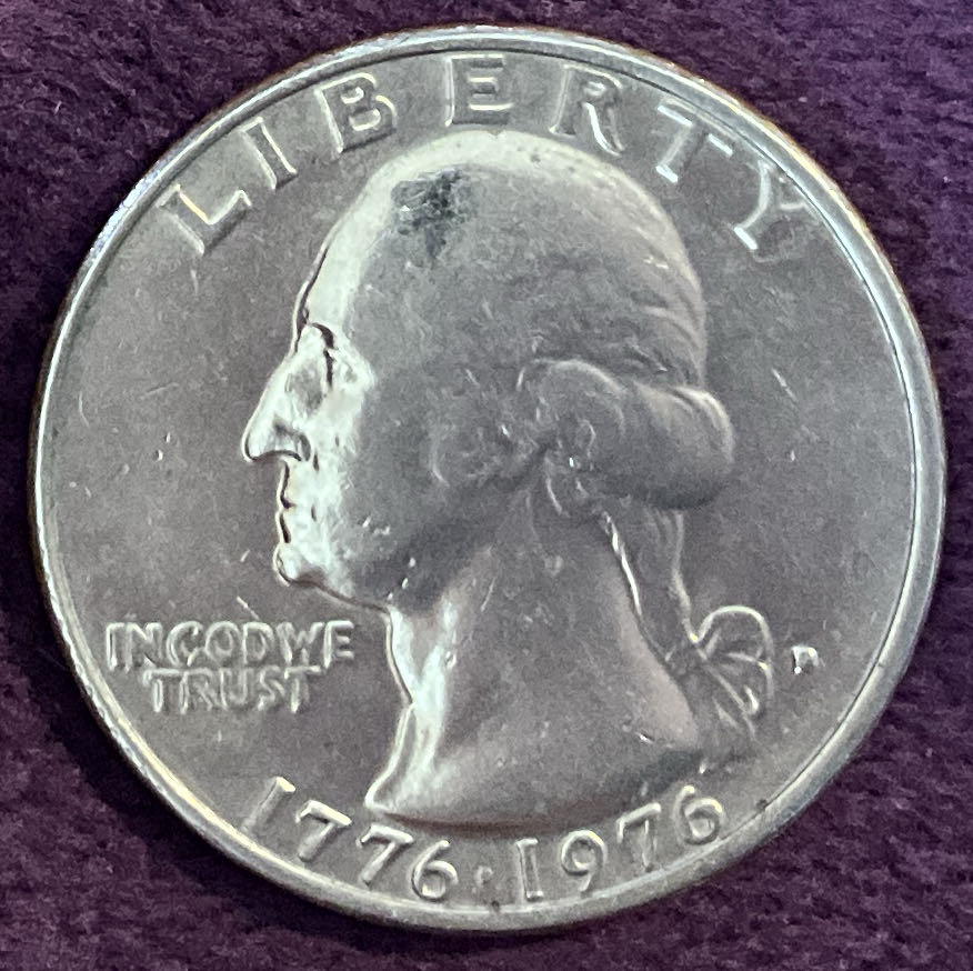 Quarter Washington 1976 D 25  coin collectible - Main Image 3