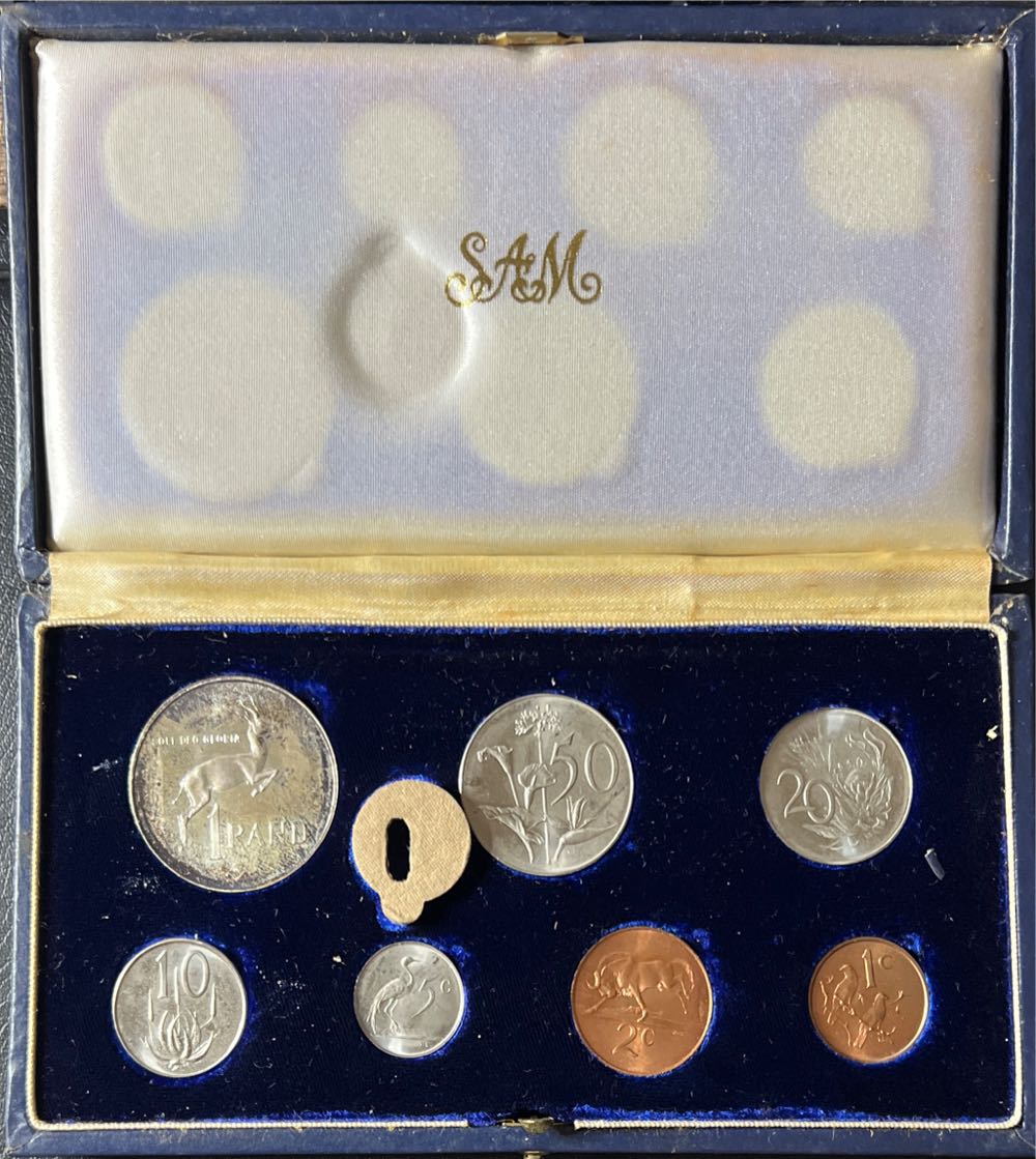 1965 South Africa Coin Set  coin collectible - Main Image 2