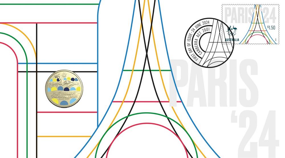 $1 2024 | Paris Olympics  coin collectible - Main Image 3