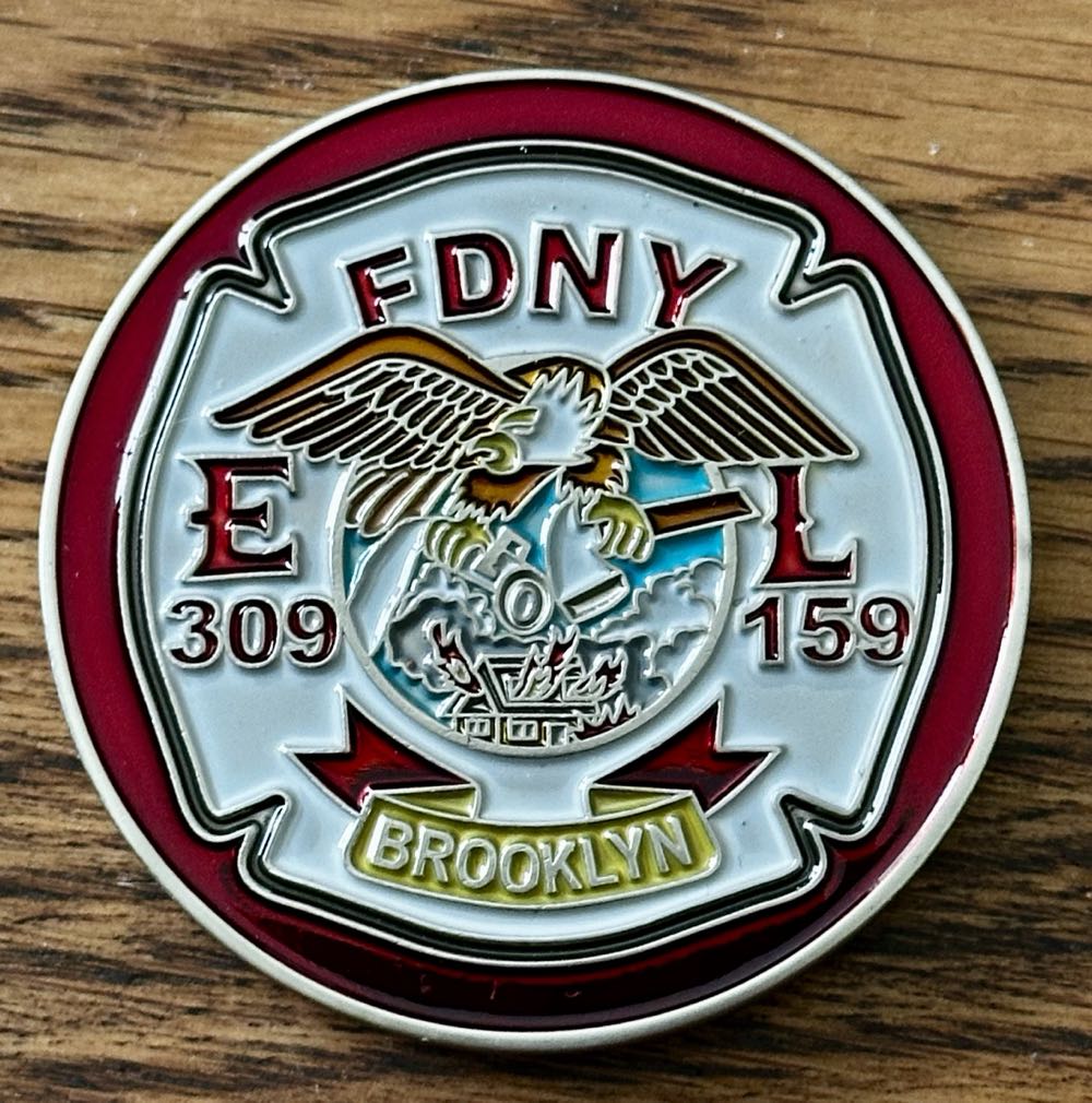 FDNY E309 / L159  coin collectible - Main Image 2