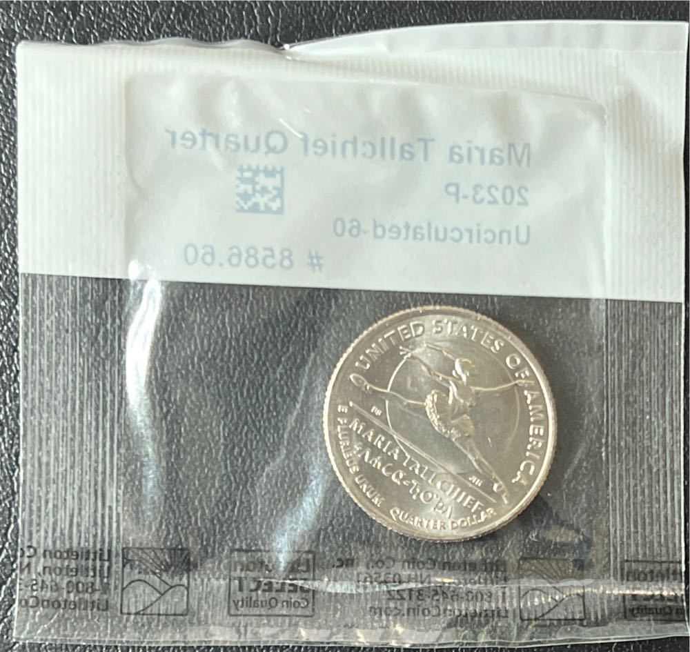 2023-P Maria Tallchief Quarter  coin collectible - Main Image 2