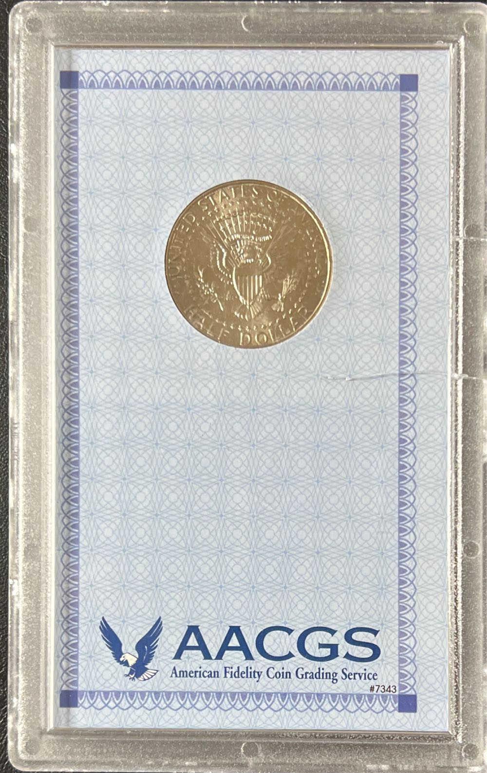 2012 Kennedy Half Dollar MS67 AACGS  coin collectible - Main Image 2