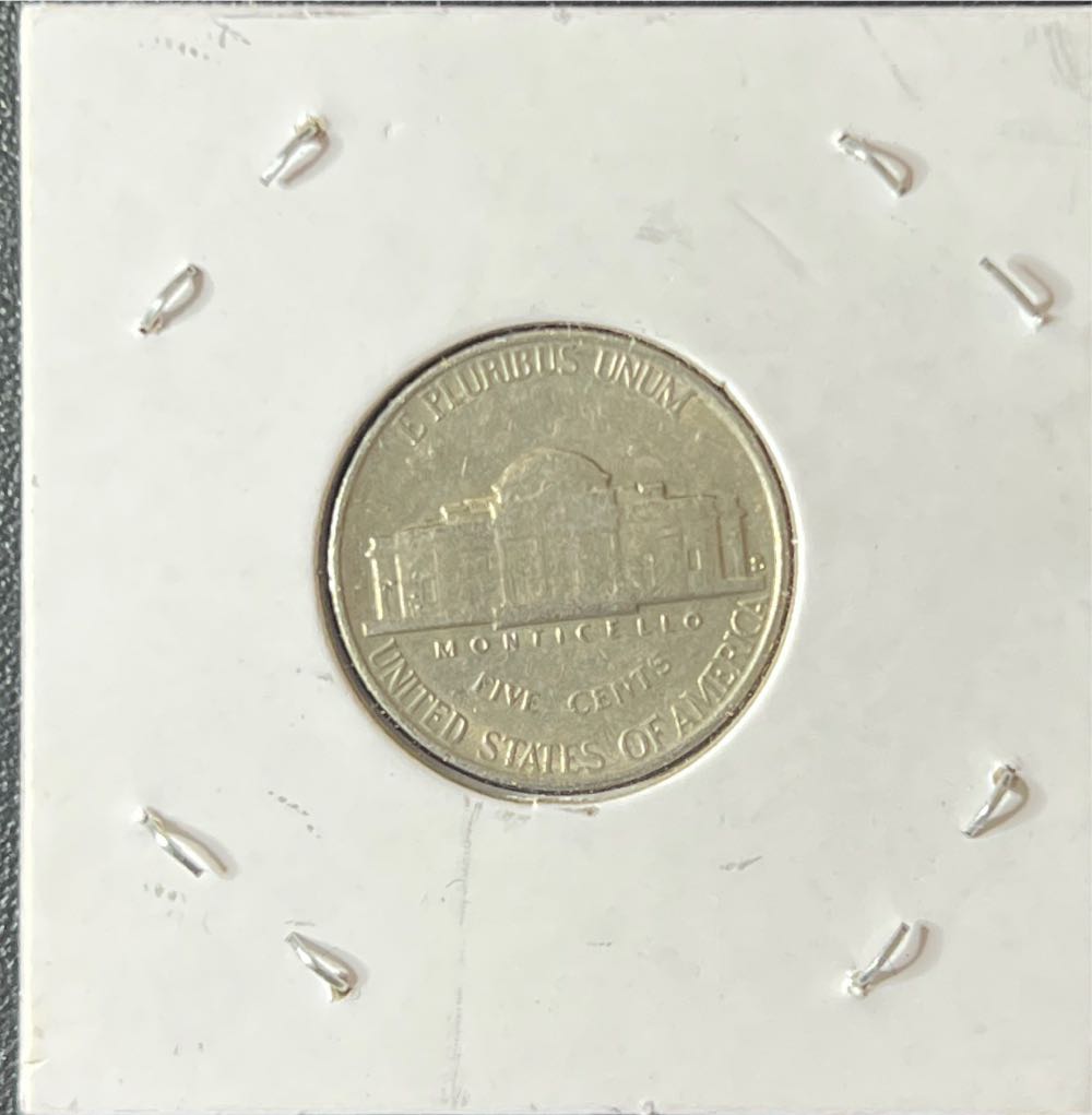 1952 S Jefferson Nickel  coin collectible - Main Image 2