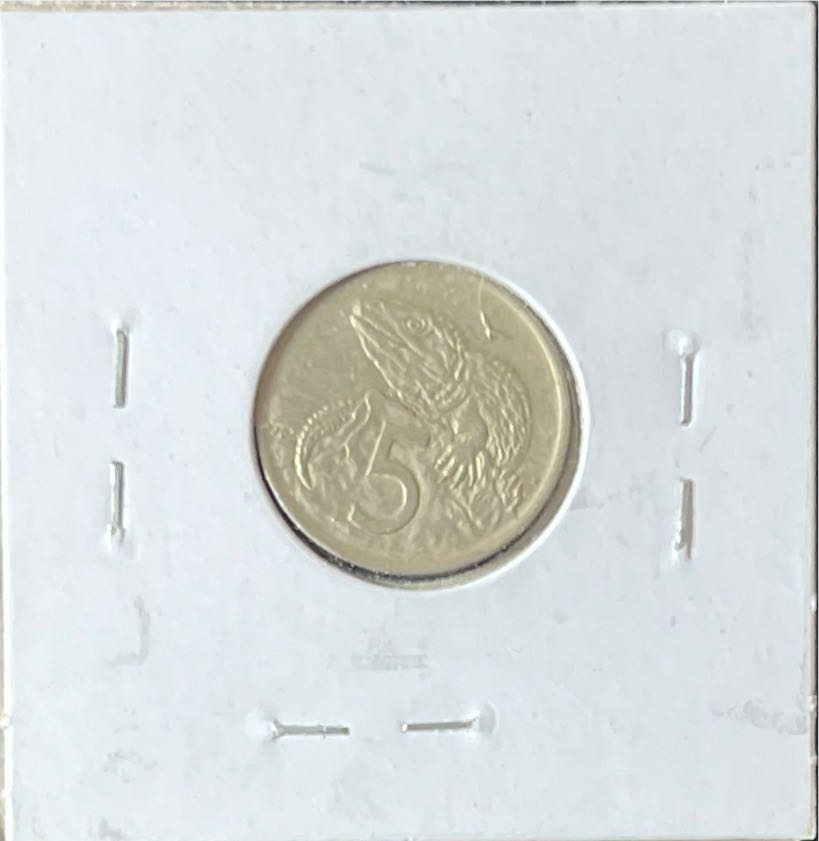 1970 New Zealand 5 Cents  coin collectible - Main Image 2