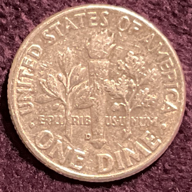 Dime 1960 D Roosevelt  coin collectible - Main Image 2