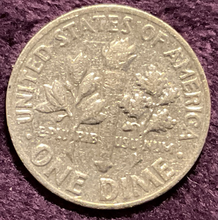 Dime 1966 Roosevelt 7  coin collectible - Main Image 2