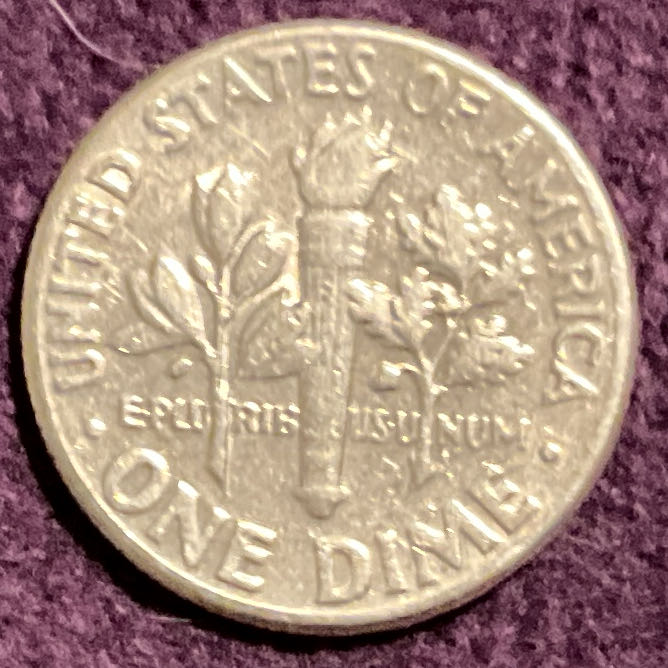 Dime 1974 D Roosevelt 2  coin collectible - Main Image 2