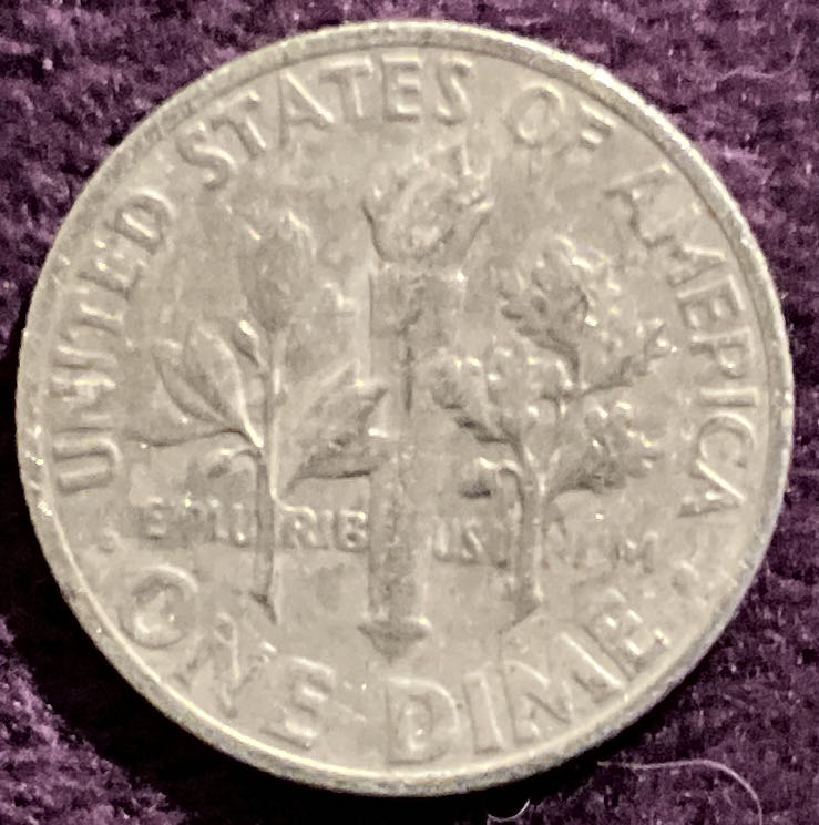 Dime 1977 Roosevelt  coin collectible - Main Image 2