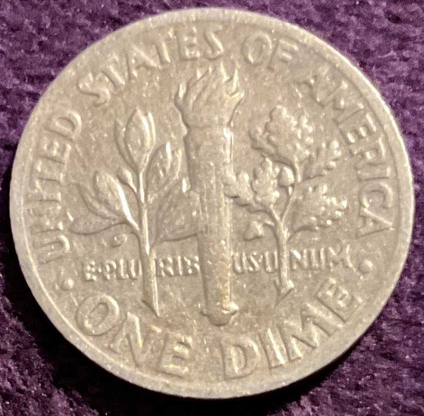 Dime 1972 Roosevelt  coin collectible - Main Image 2