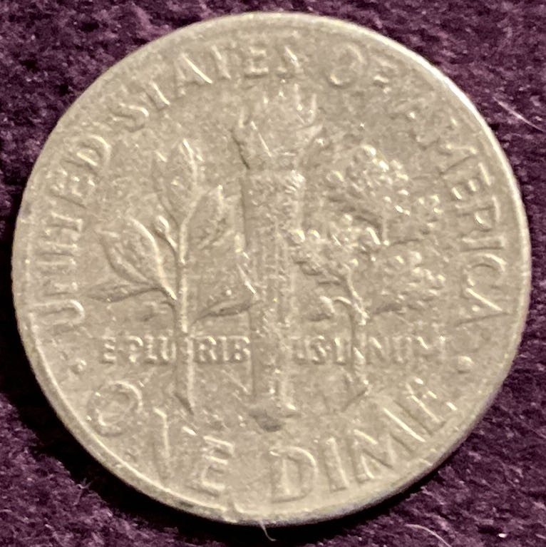 Dime 1972 Roosevelt  coin collectible - Main Image 2