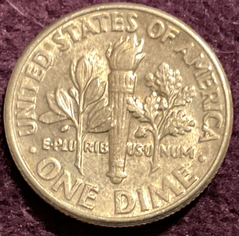 Dime 1986 D Roosevelt  coin collectible - Main Image 2