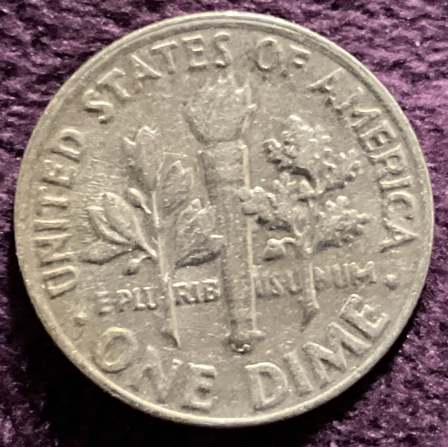 Dime 1980 D Roosevelt  coin collectible - Main Image 2