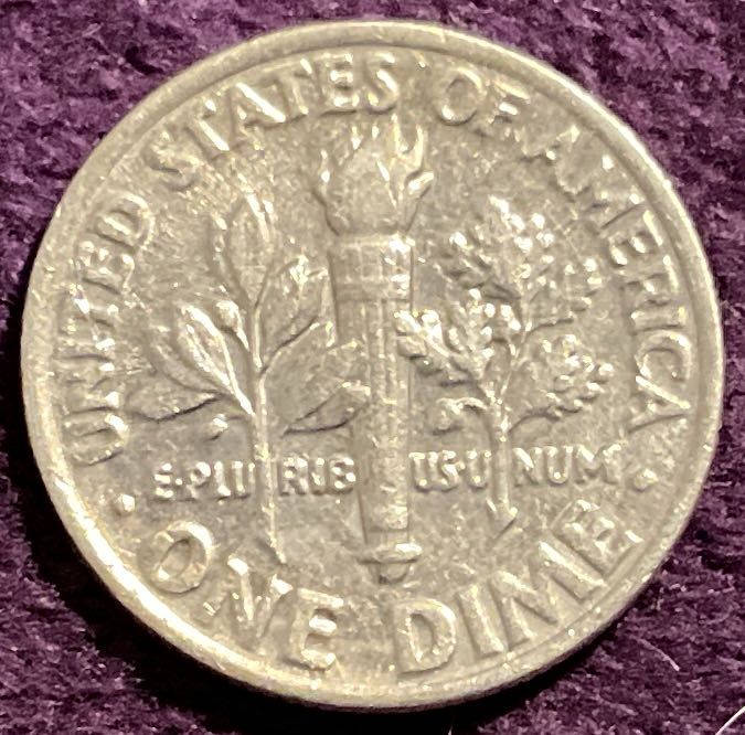 Dime 1986 P Roosevelt  coin collectible - Main Image 2