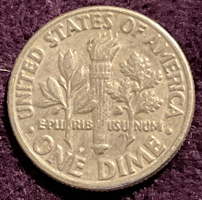Dime 1982 D Roosevelt  coin collectible - Main Image 2