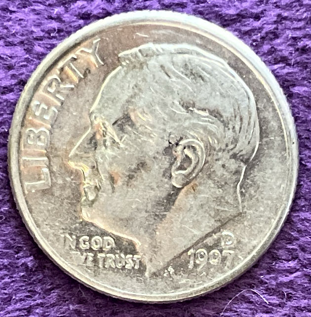 Dime 1997 D Roosevelt 2  coin collectible - Main Image 3