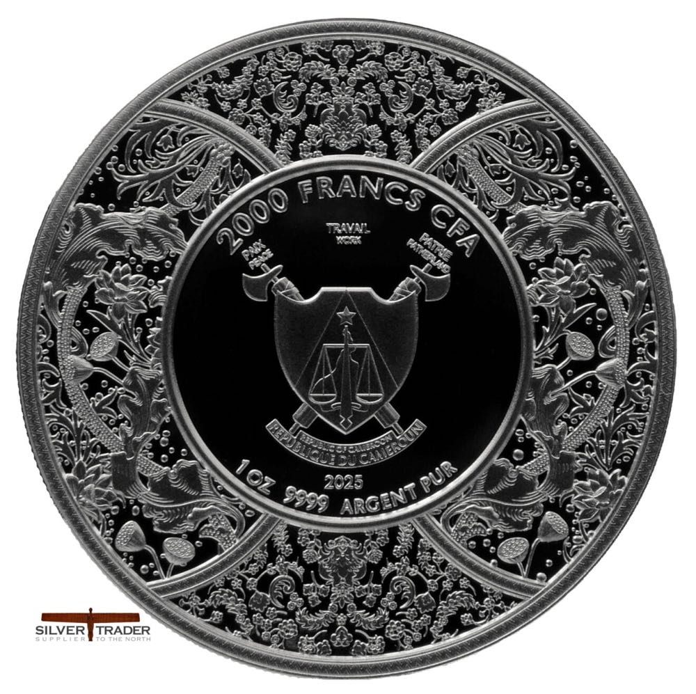 Durga Hindu Goddess High Relief Silver Bullion Coin  coin collectible - Main Image 2