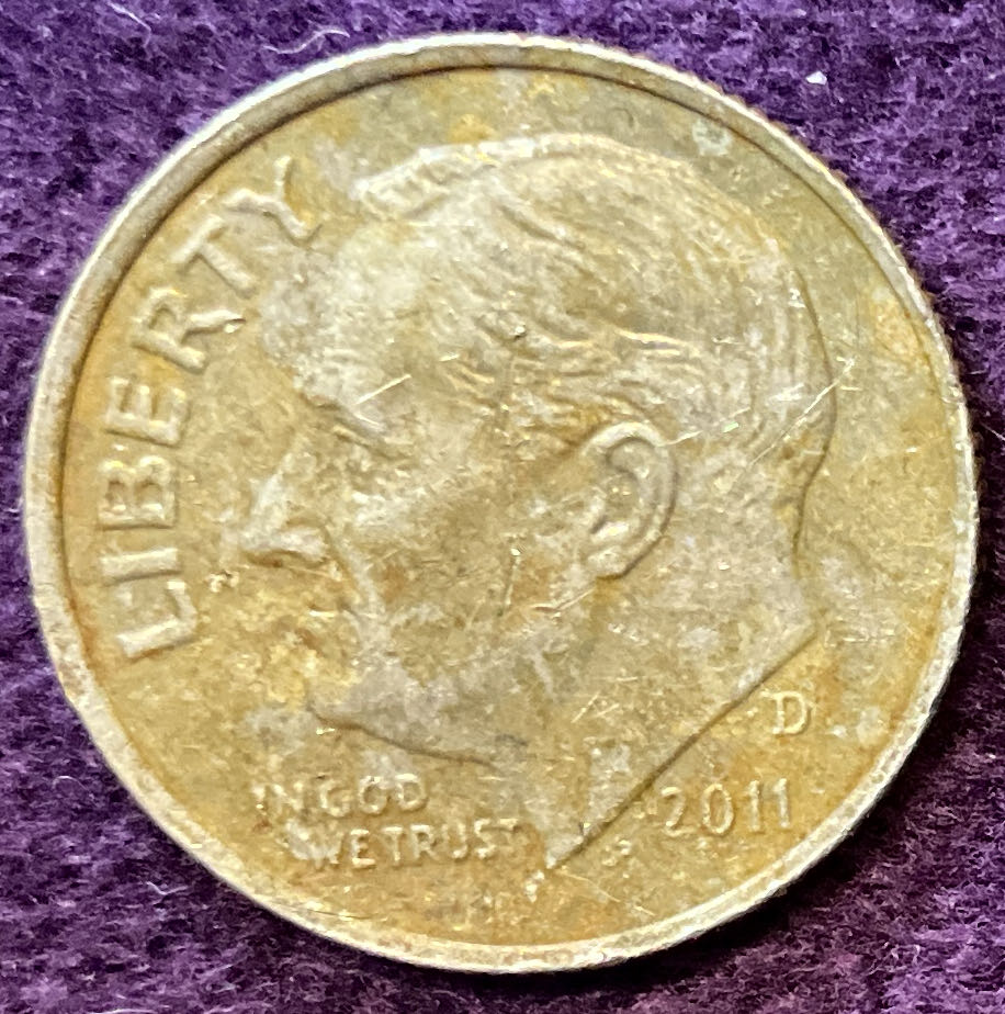 Dime 2011 D Roosevelt 1  coin collectible - Main Image 3