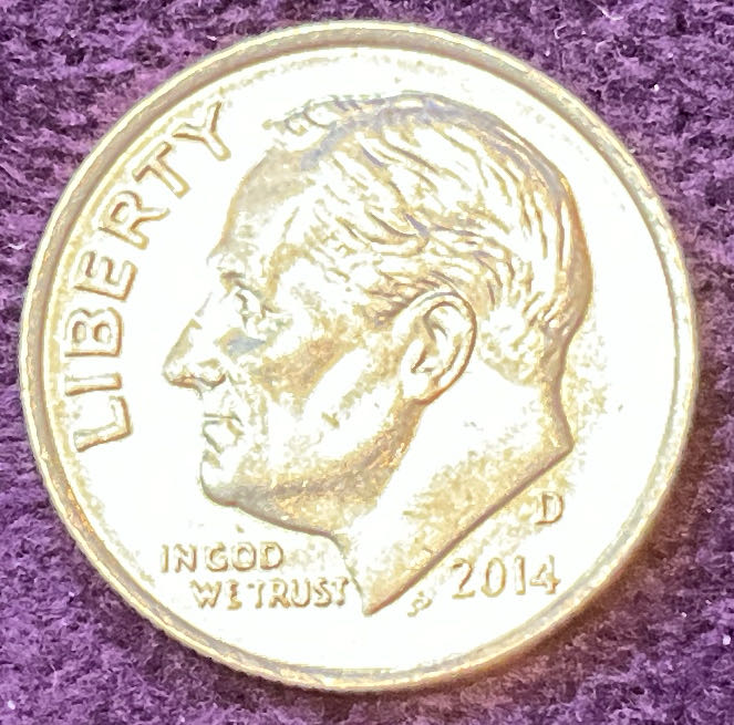 Dime 2014 D Roosevelt 1  coin collectible - Main Image 3