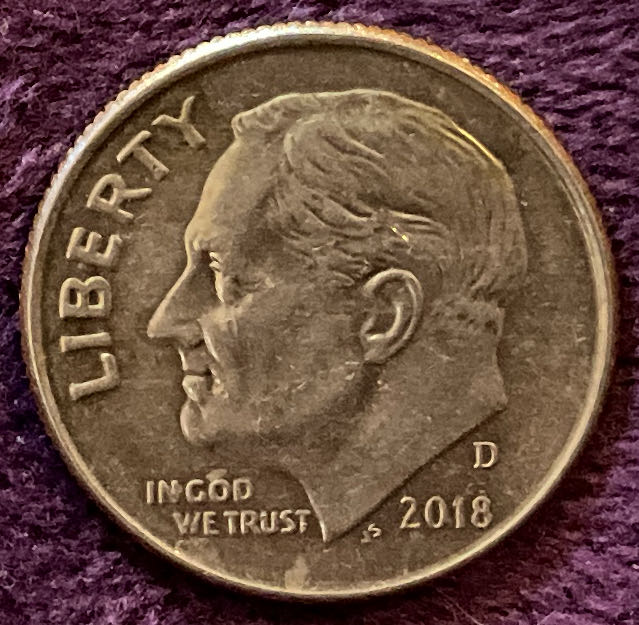 Dime 2018 D Roosevelt 1  coin collectible - Main Image 3