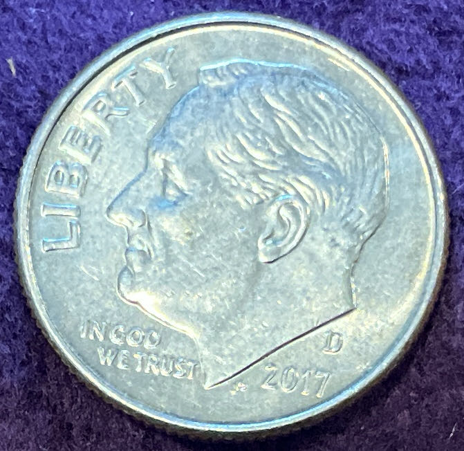 Dime 2017 D Roosevelt 1  coin collectible - Main Image 3
