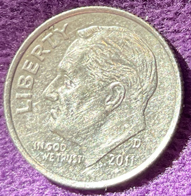 Dime 2011 D Roosevelt 1  coin collectible - Main Image 3